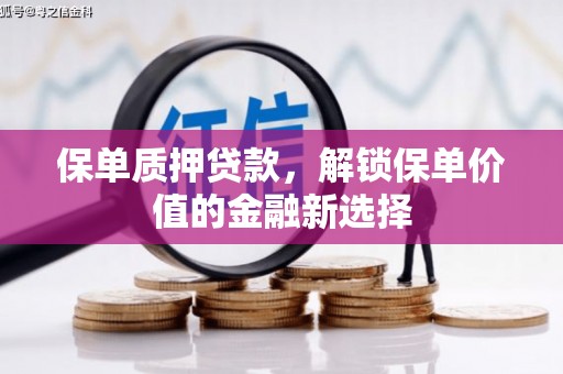 西峰保单质押贷款，解锁保单价值的金融新选择