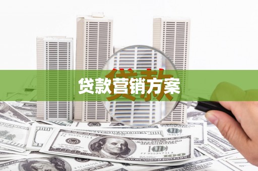 西峰贷款营销方案