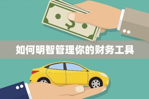 西峰如何明智管理你的财务工具