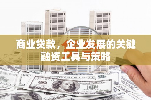 西峰商业贷款，企业发展的关键融资工具与策略