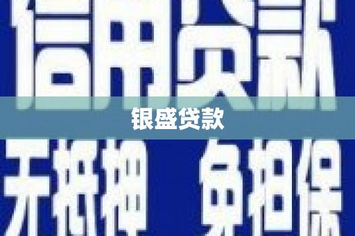 西峰银盛贷款
