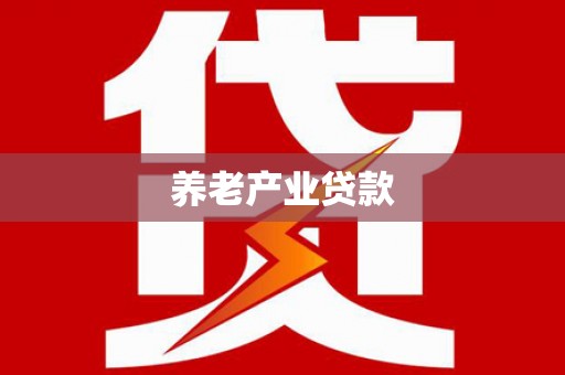 西峰养老产业贷款