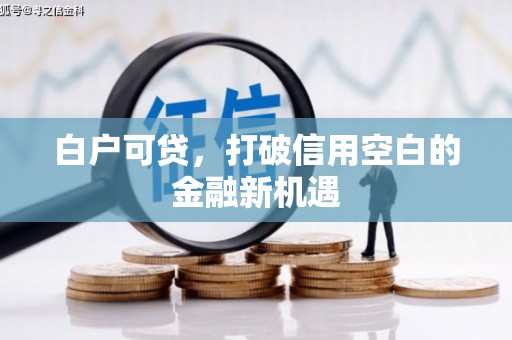 西峰白户可贷，打破信用空白的金融新机遇