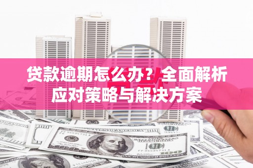 西峰贷款逾期怎么办？全面解析应对策略与解决方案