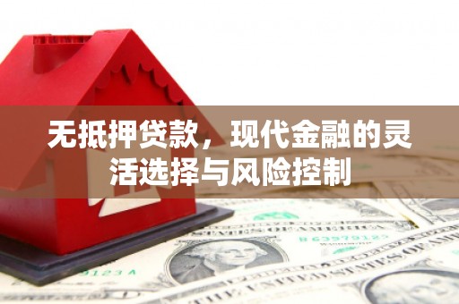 西峰无抵押贷款，现代金融的灵活选择与风险控制