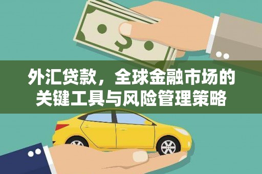 西峰外汇贷款，全球金融市场的关键工具与风险管理策略
