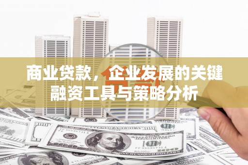 西峰商业贷款，企业发展的关键融资工具与策略分析