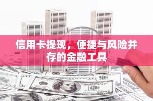 西峰信用卡提现，便捷与风险并存的金融工具
