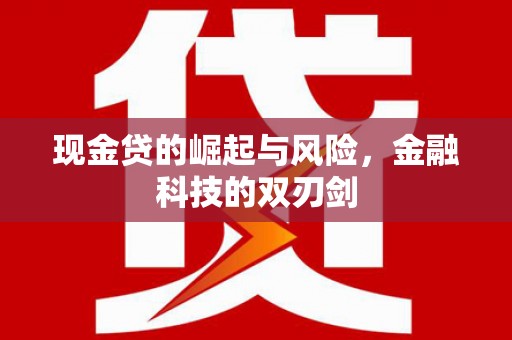 西峰现金贷的崛起与风险，金融科技的双刃剑