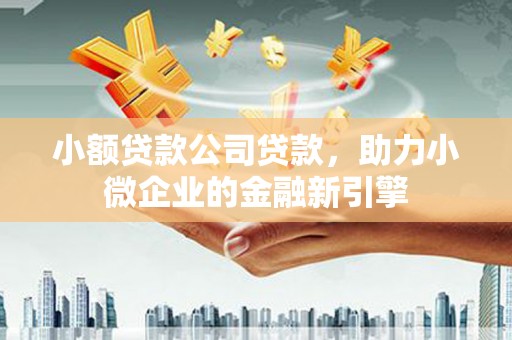 西峰小额贷款公司贷款，助力小微企业的金融新引擎