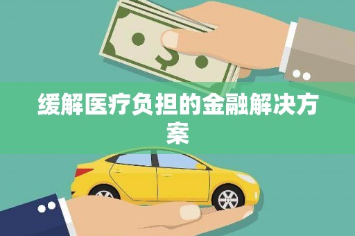 西峰缓解医疗负担的金融解决方案