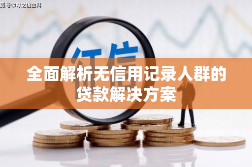西峰全面解析无信用记录人群的贷款解决方案